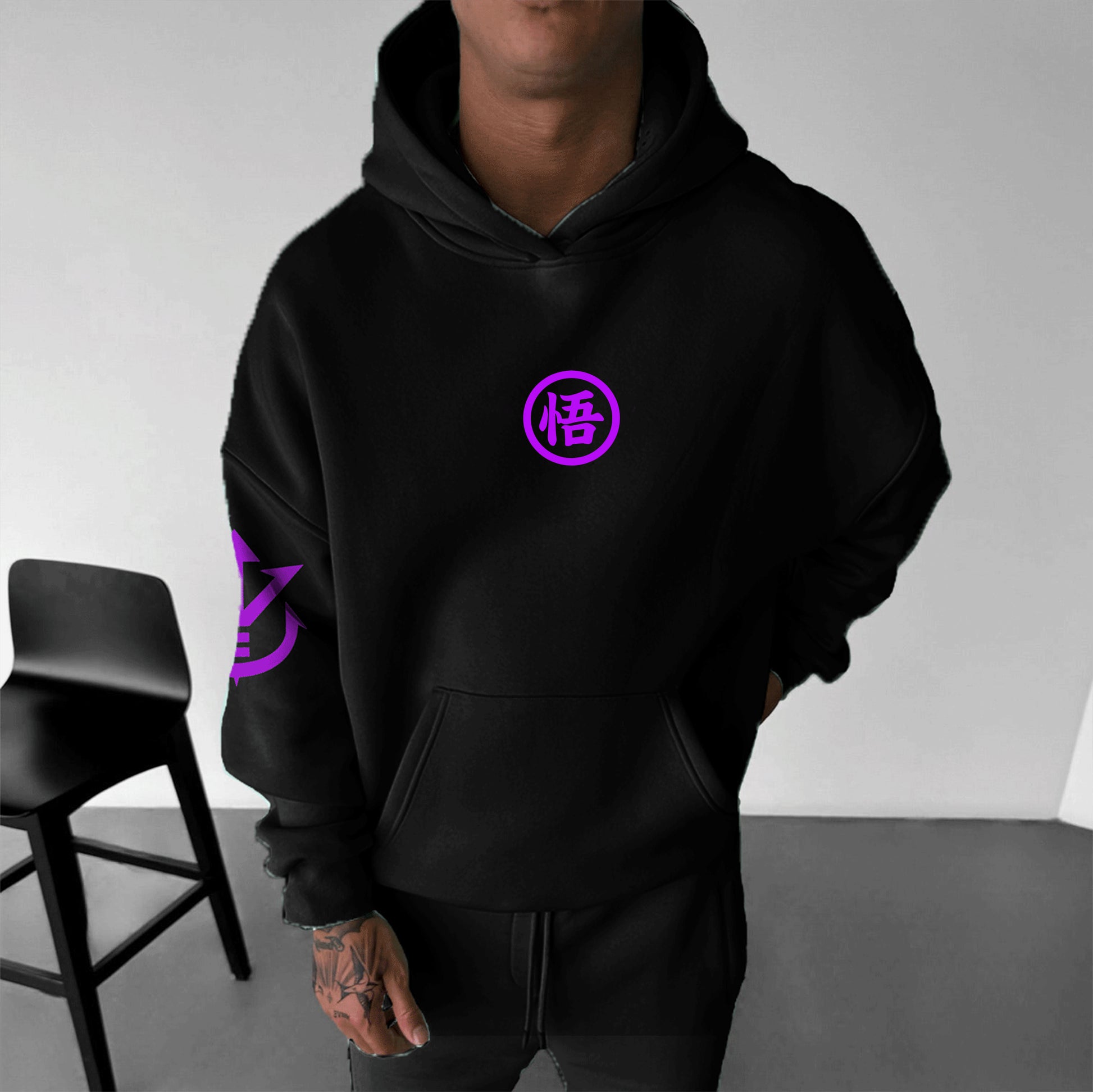 Unisex Anime Graphic Streetwear Vintage Hoodie