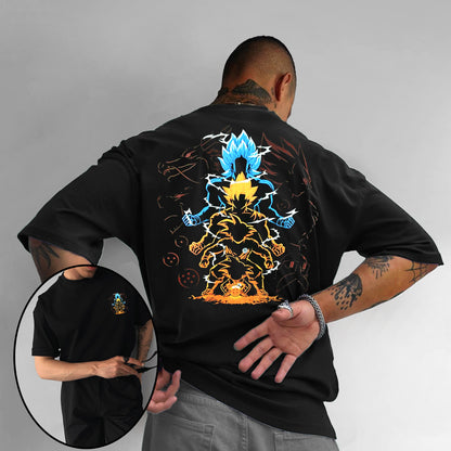 Unisex Anime Inspired Graphic Streetwear Vintage T-shirt