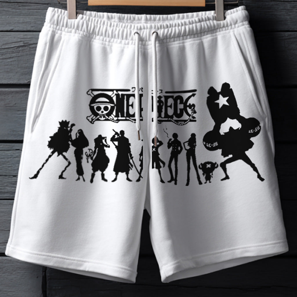 Stylish Graphic Print Shorts For Men-comicclothing
