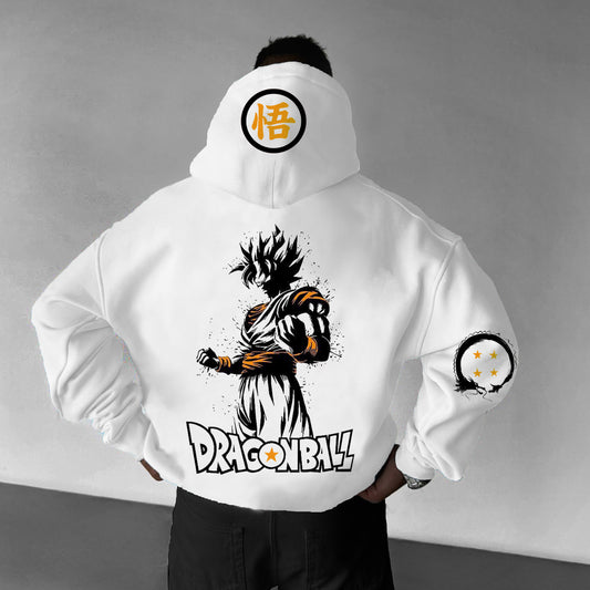 Unisex Anime Print  Casual Oversized Hoodie