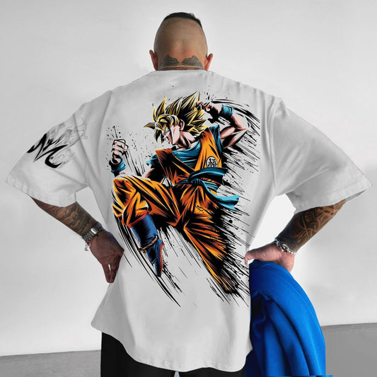 Unisex Anime Inspired Vintage T-Shirt-comicclothing