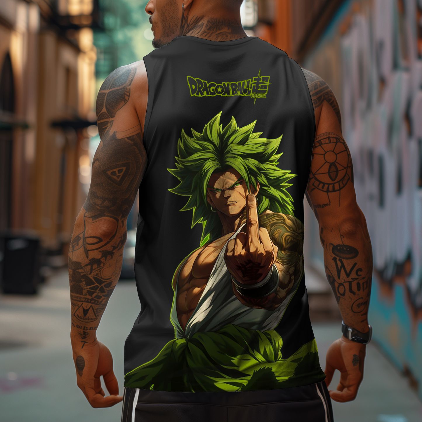 Unisex Anime Sleeveless Tank Top-comicclothing