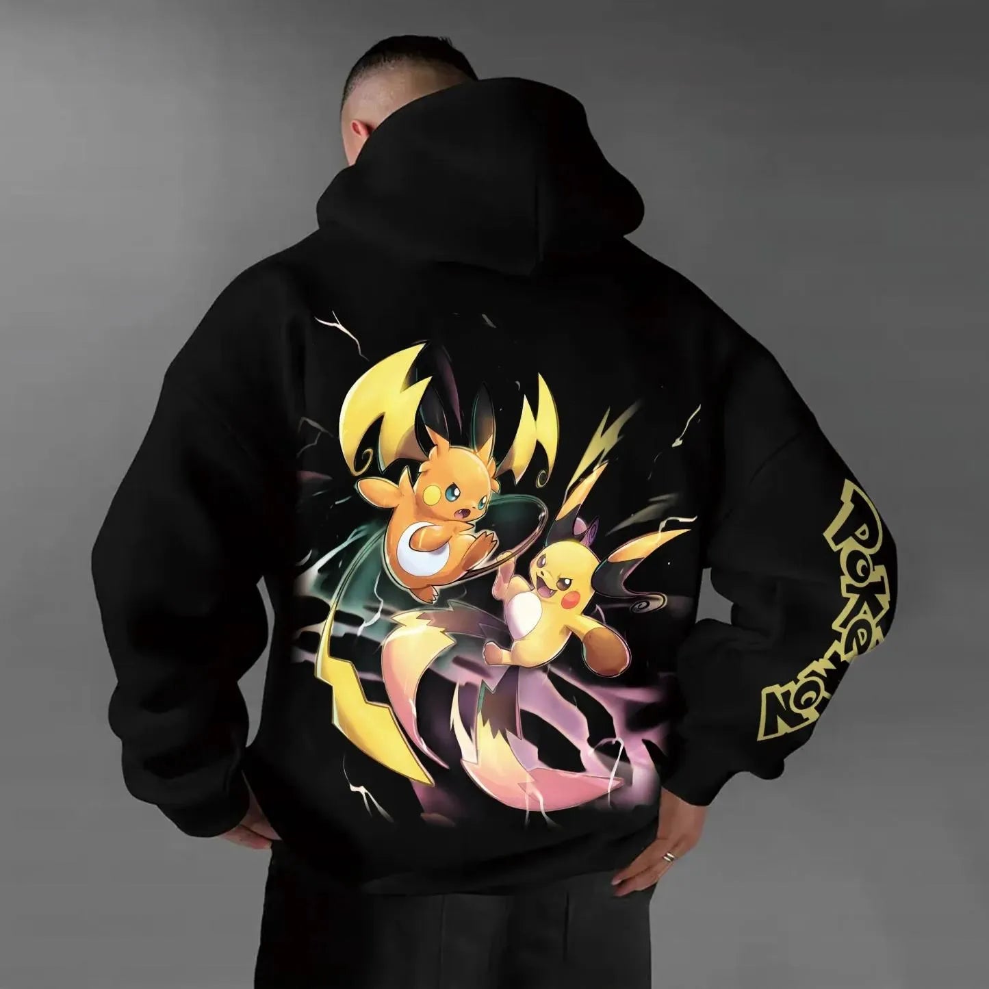 Pokémon Unisex Anime Pikachu Hoodie-Anime x kingdom