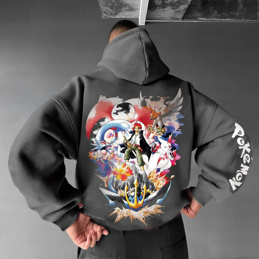 Pokémon Unisex Anime Hoodie-Anime x kingdom