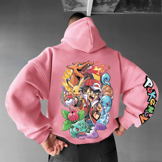 Pokémon Unisex Anime Collection Hoodie-Anime x kingdom