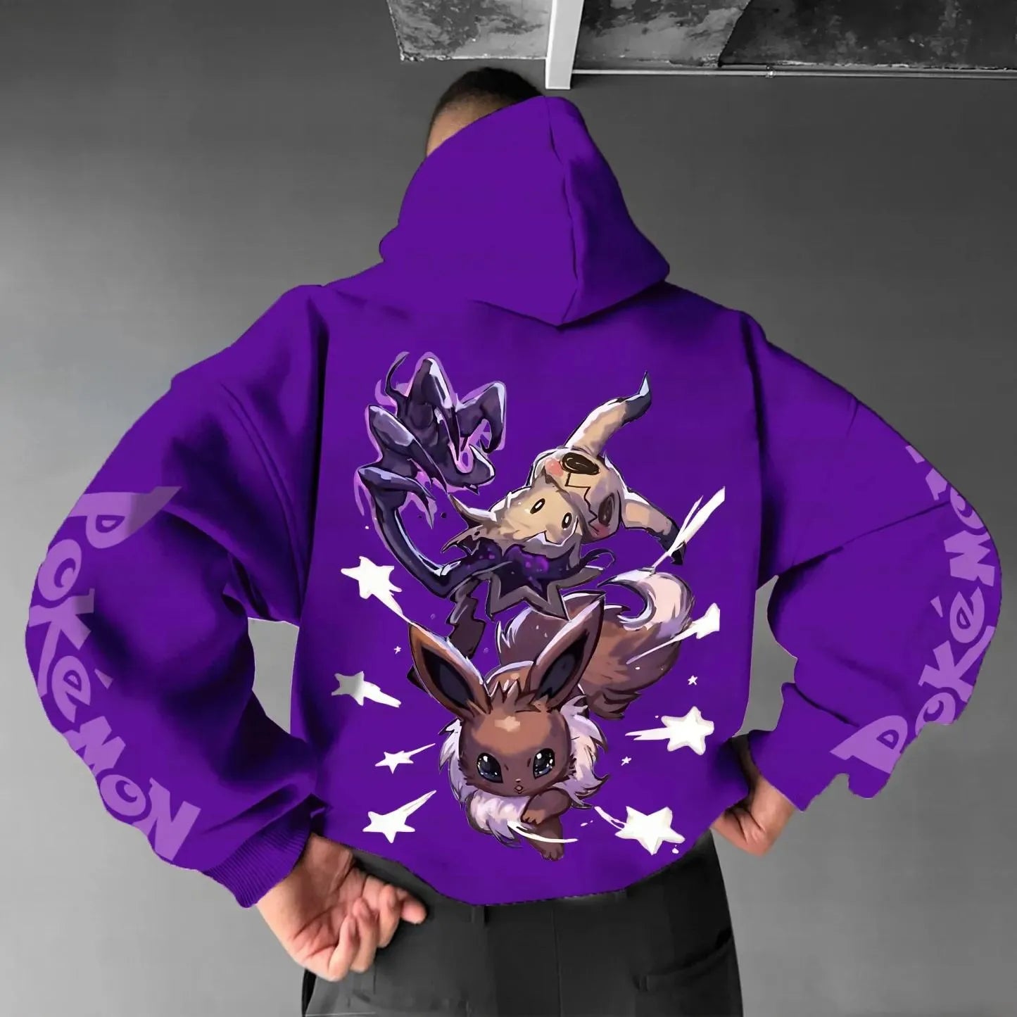 Pokémon Unisex Anime Mimikyu Hoodie-Anime x kingdom