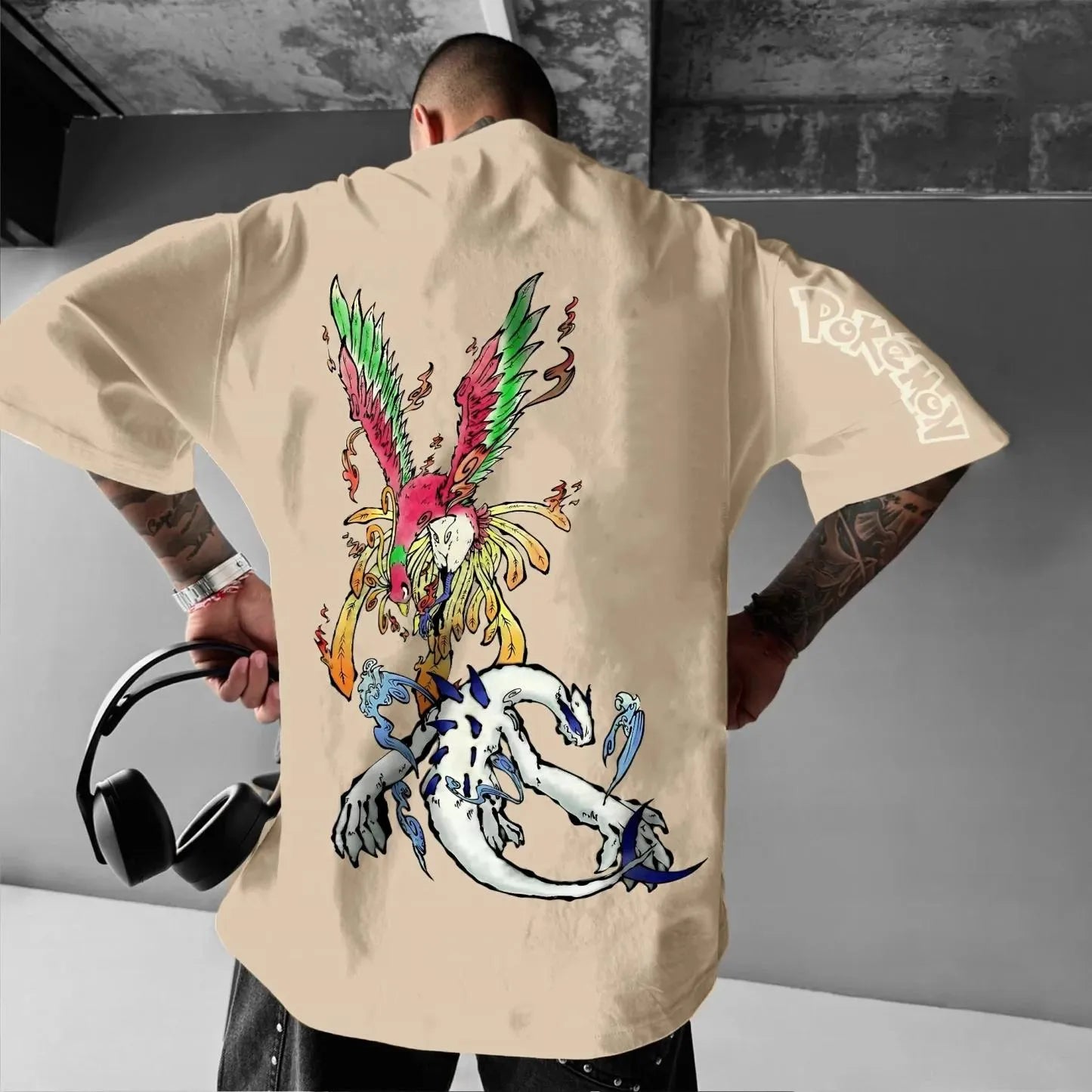 Pokémon Unisex Anime RayquazaT-shirt-Anime x kingdom