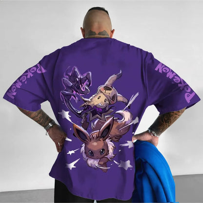 Pokémon Unisex Anime Mimikyu-shirt-Anime x kingdom