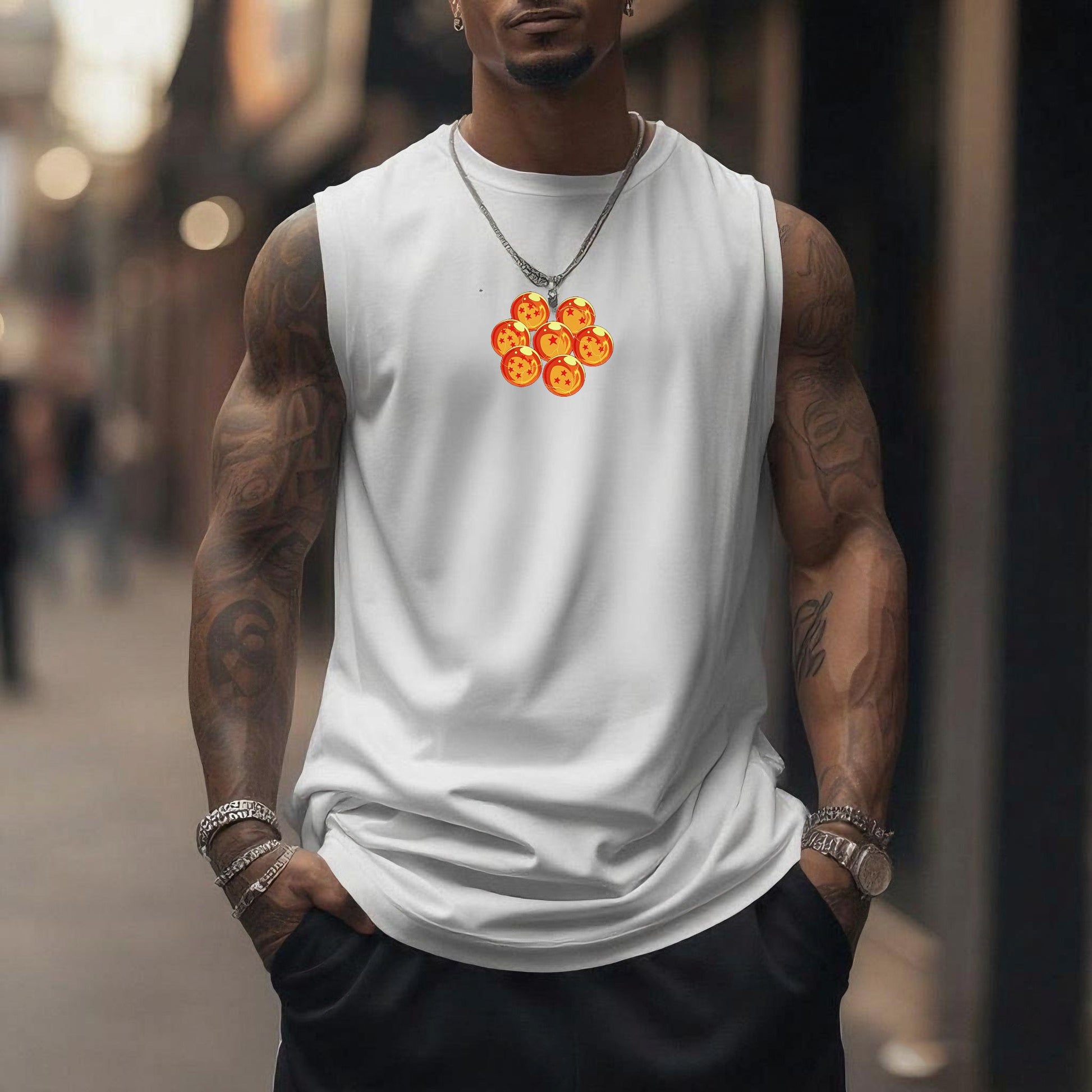 Unisex Anime Sleeveless Tank Top-comicclothing