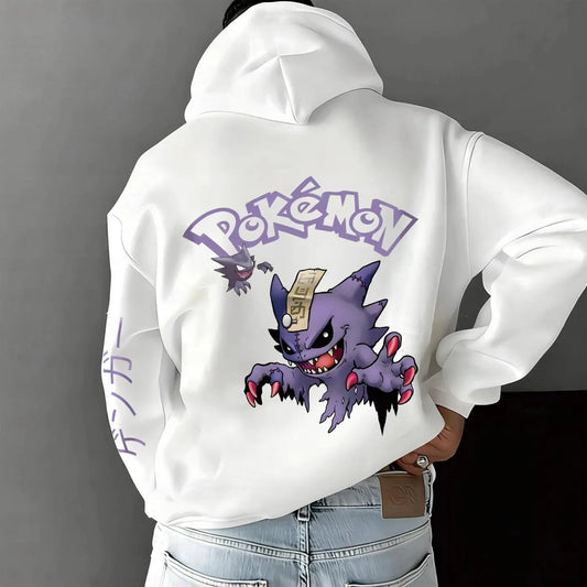 Pokémon Unisex Anime Gengar Hoodie-Anime x kingdom