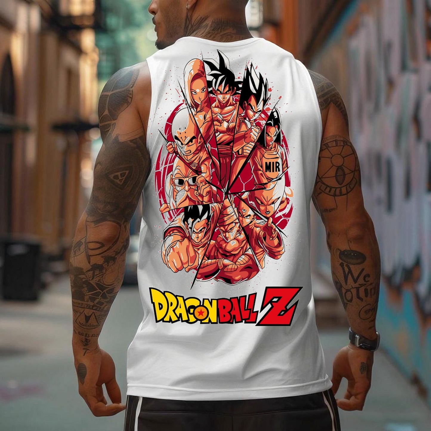 Unisex Anime Sleeveless Tank Top-comicclothing