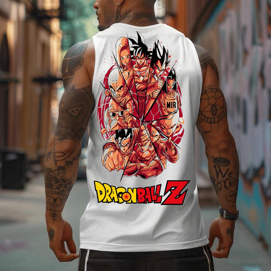 Unisex Anime Sleeveless Tank Top-comicclothing