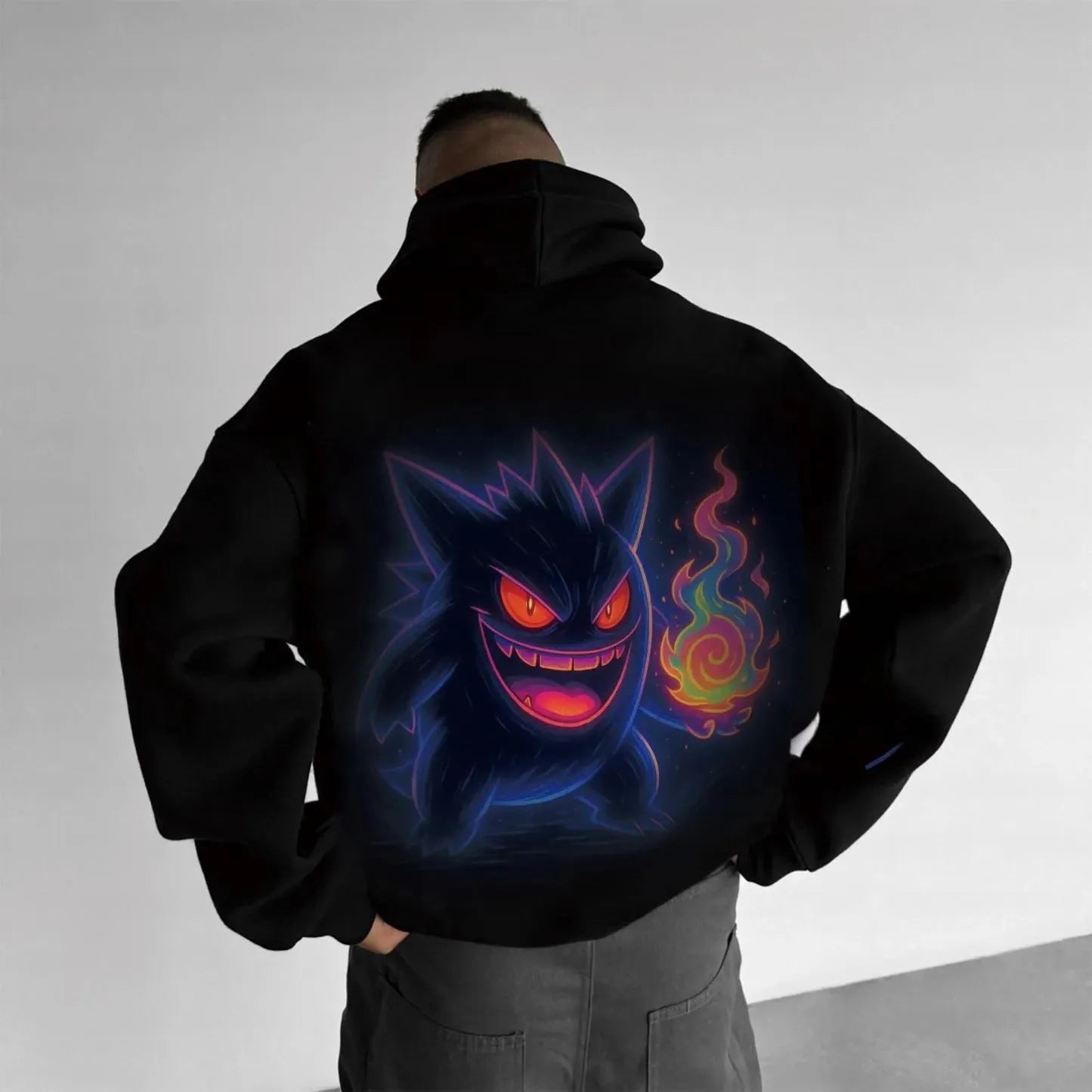 Pokémon Unisex Anime Gengar Hoodie-Anime x kingdom