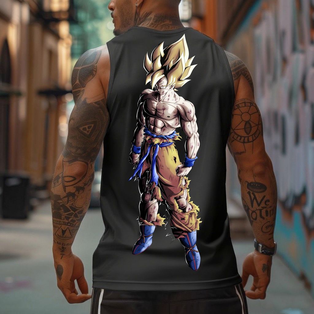 Unisex Anime Sleeveless Tank Top-comicclothing