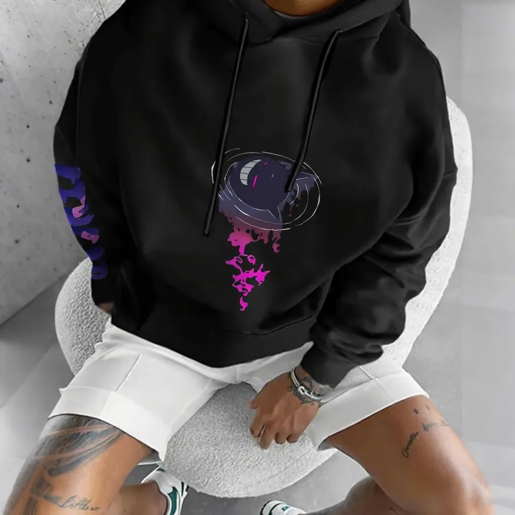 Pokémon Unisex Anime Gengar Hoodie-Anime x kingdom