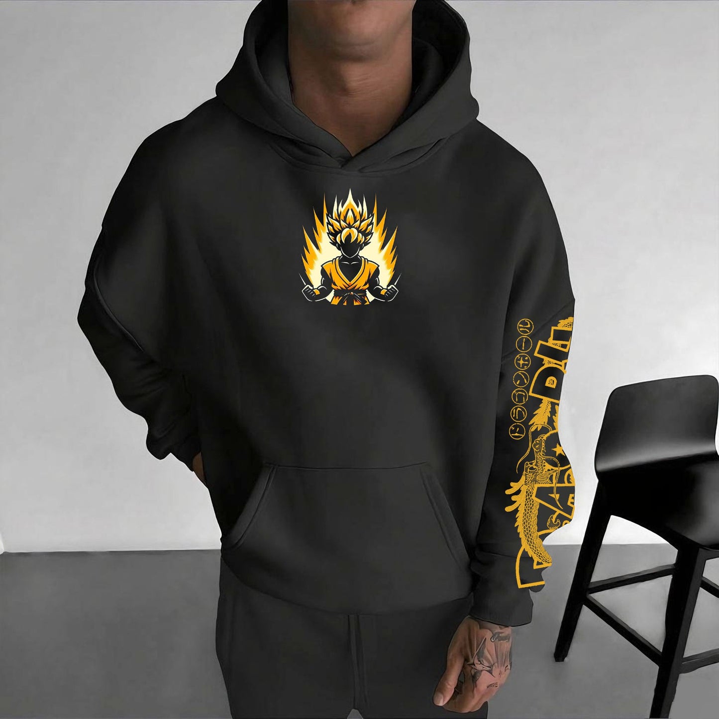 Unisex Anime Graphic Streetwear Hoodie-comicclothing