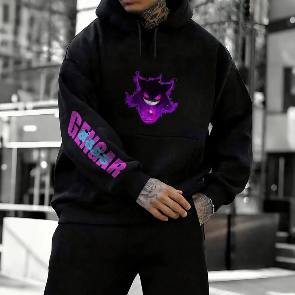Pokémon Unisex Anime Gengar Hoodie-Anime x kingdom