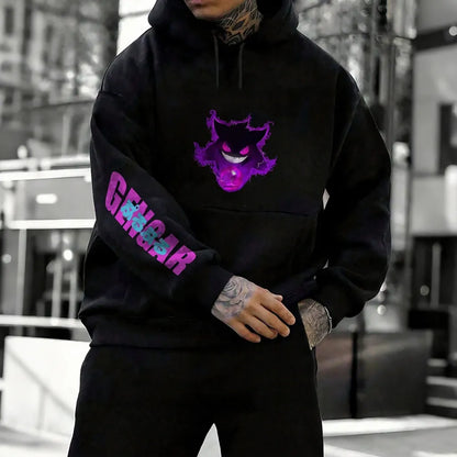 Pokémon Unisex Anime Gengar Hoodie-Anime x kingdom