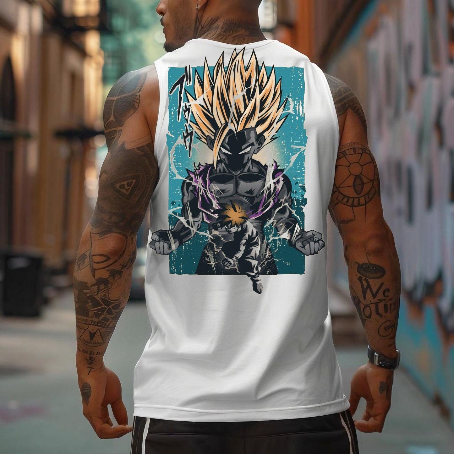 Unisex Anime Sleeveless Tank Top-comicclothing