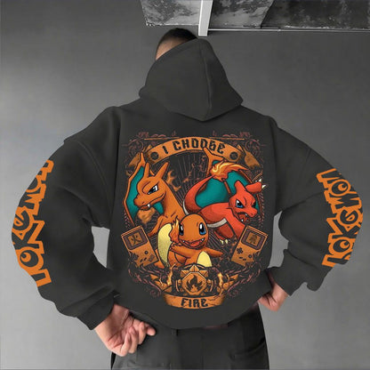 Unisex Anime Graphic Streetwear Vintage Hoodie-comicclothing