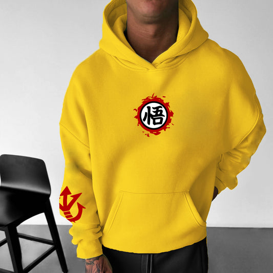 Unisex Anime Print  Casual Oversized Hoodie