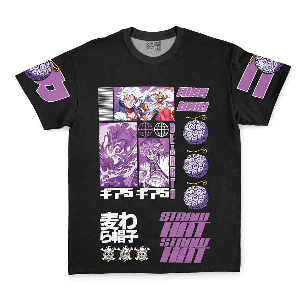 Monkey D. Luffy Gear 5th V4 One Piece Streetwear T-Shirt
