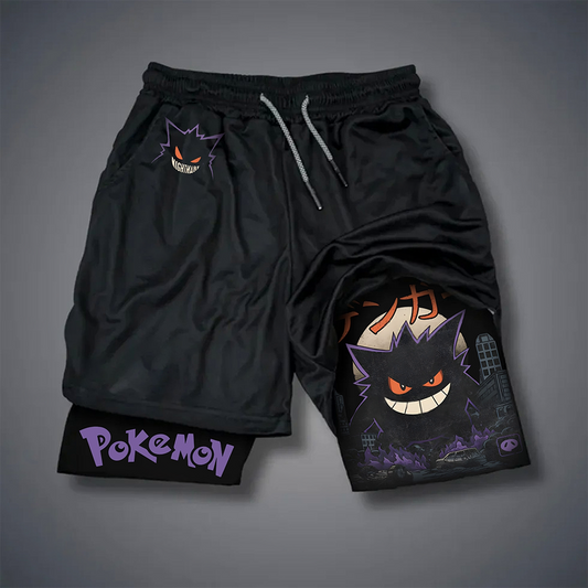 Unisex   Casual Anime Streetwear Shorts-comicclothing