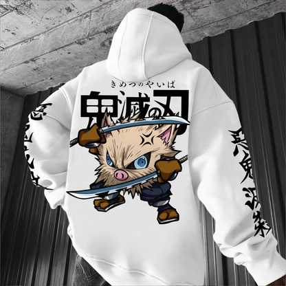Unisex “Pokémon” Anime Graphic Streetwear Vintage Hoodie