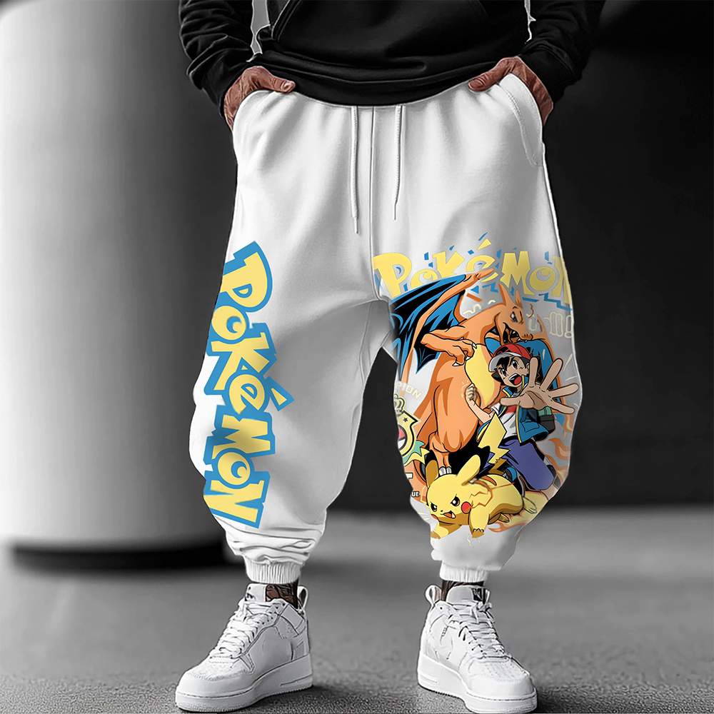 Unisex  Casual Anime Streetwear Pants-comicclothing
