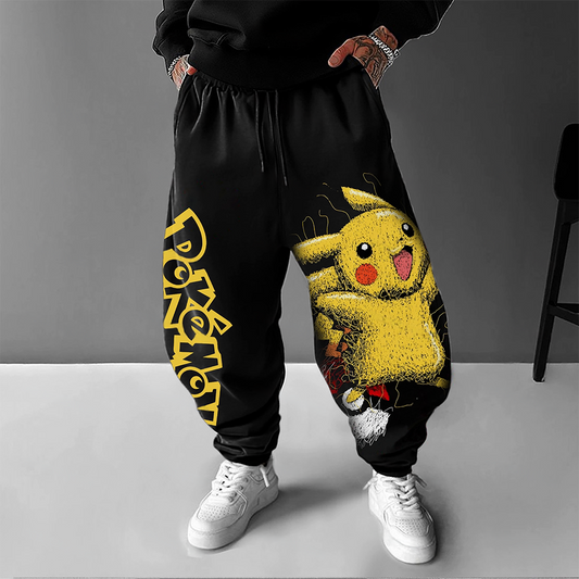 Unisex  Casual Anime Streetwear Pants-comicclothing