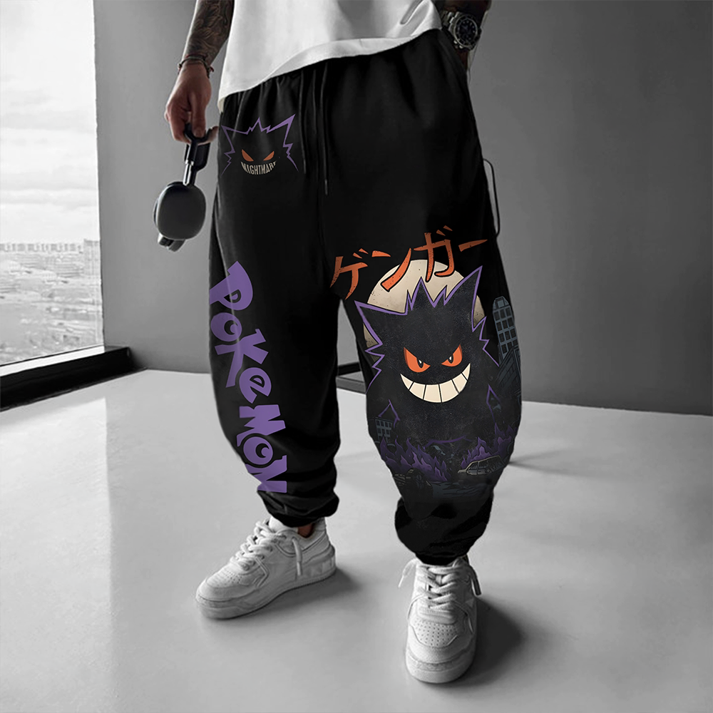 Unisex  Casual Anime Streetwear Pants-comicclothing