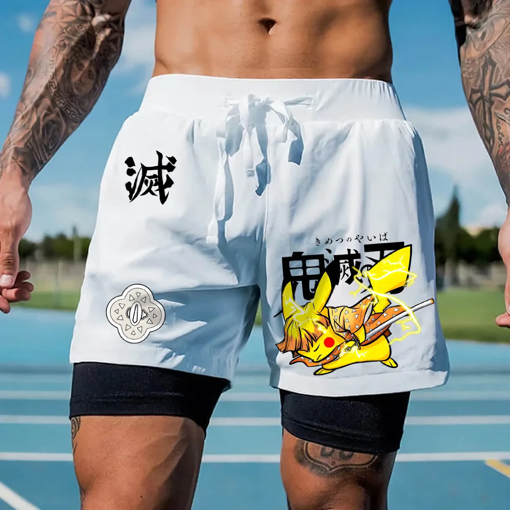 Unisex  “Pokémon” Casual Anime Streetwear Shorts
