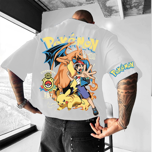 Unisex  Anime Inspired Vintage T-Shirt-comicclothing
