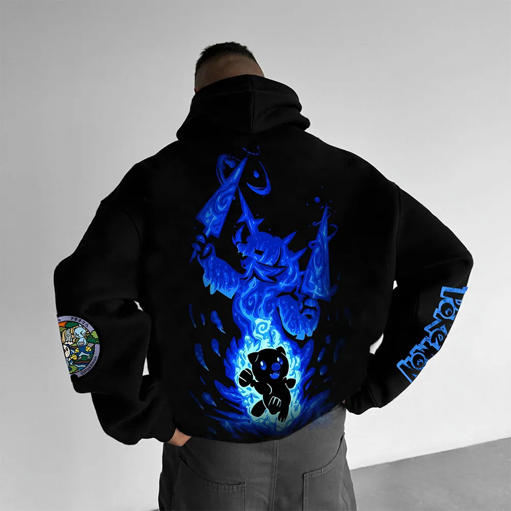 Unisex “Pokémon” Anime Graphic Streetwear Vintage Hoodie