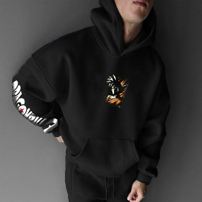Unisex Anime Graphic Streetwear Vintage Hoodie